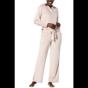 Comfort Code 2-piece Women's Velvet Dreams Sleep Set Fawn - Regular